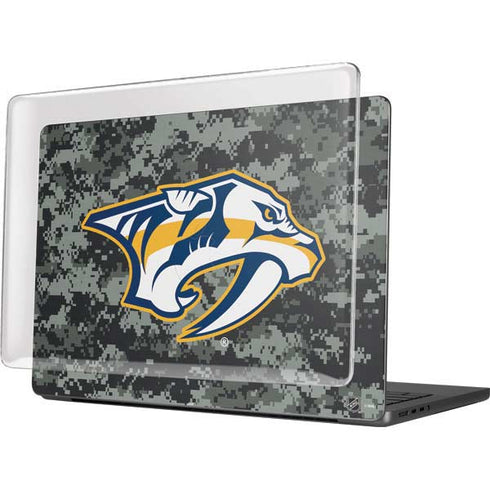 NHL Nashville Predators Camo MacBook Pro 14in (2021-24) Case plus Skin