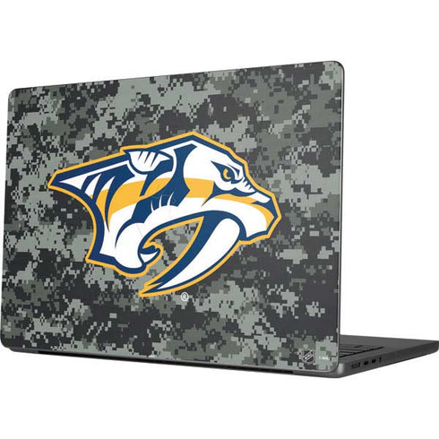 NHL Nashville Predators Camo Apple MacBook Pro 14-inch Skin