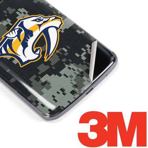 NHL Nashville Predators Camo Moto E5 Plus Skin