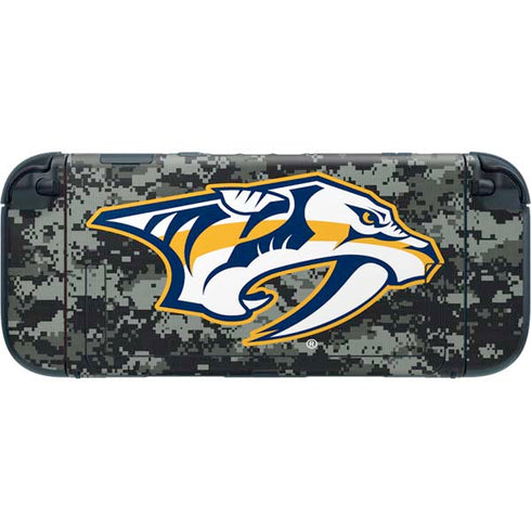 NHL Nashville Predators Camo Nintendo Switch 2 (2025) with Joy-Con Skin