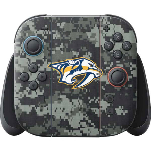 NHL Nashville Predators Camo Nintendo Switch 2 (2025) Joy-Con Controller Skin