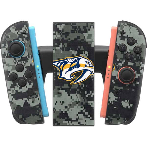 NHL Nashville Predators Camo Nintendo Switch 2 (2025) Joy-Con Controller Skin