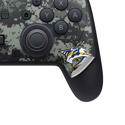 NHL Nashville Predators Camo Nintendo Switch 2 (2025) Pro Controller Skin