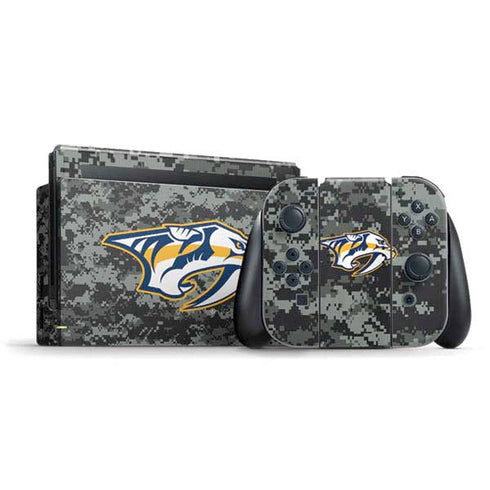 NHL Nashville Predators Camo Nintendo Skins