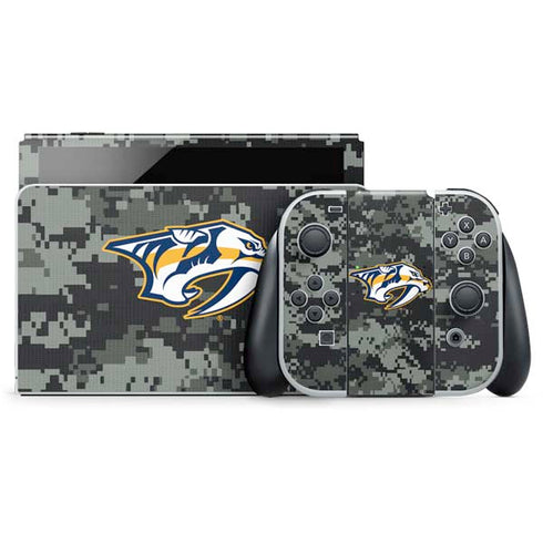 NHL Nashville Predators Camo Nintendo Skins