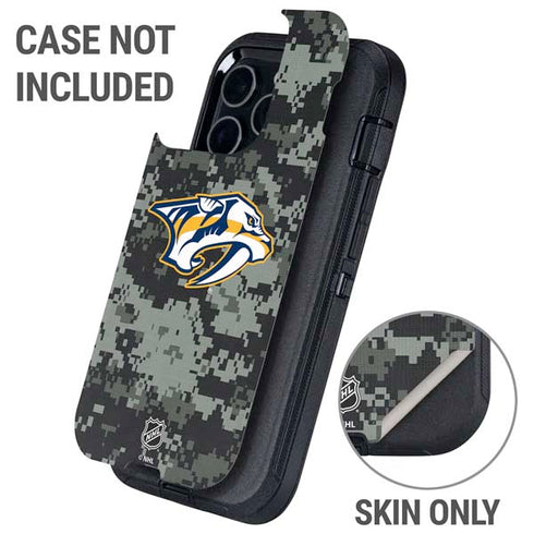 NHL Nashville Predators Camo Otterbox Defender iPhone Skin