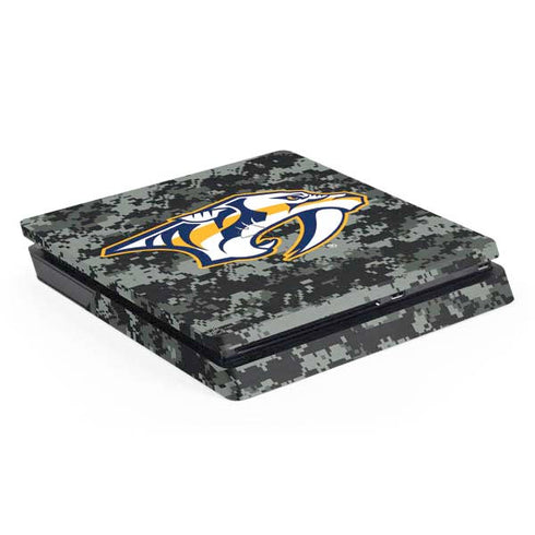 NHL Nashville Predators Camo PS4 Slim Skin