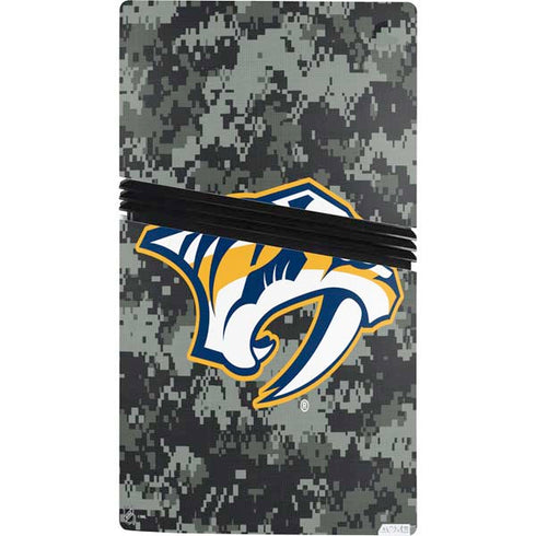NHL Nashville Predators Camo PS5 Pro Bundle Skin