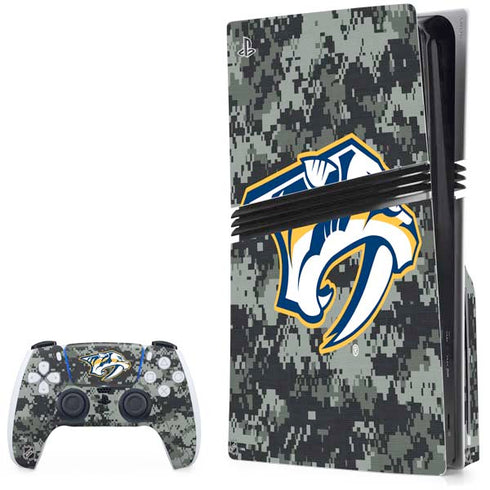 NHL Nashville Predators Camo PlayStation PS5 Skins