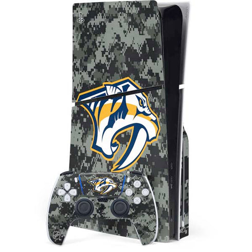 NHL Nashville Predators Camo PlayStation PS5 Skins