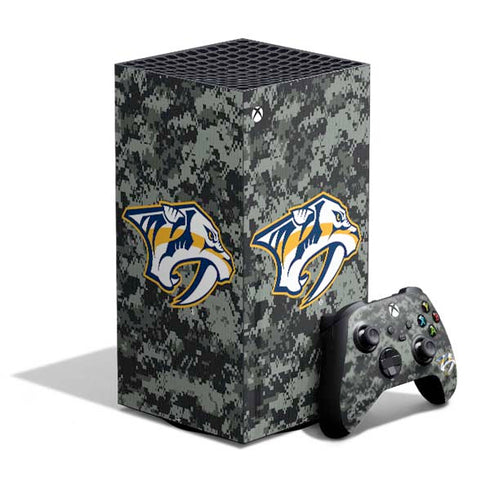 NHL Nashville Predators Camo XBox Series X Digital Edition Bundle Skin