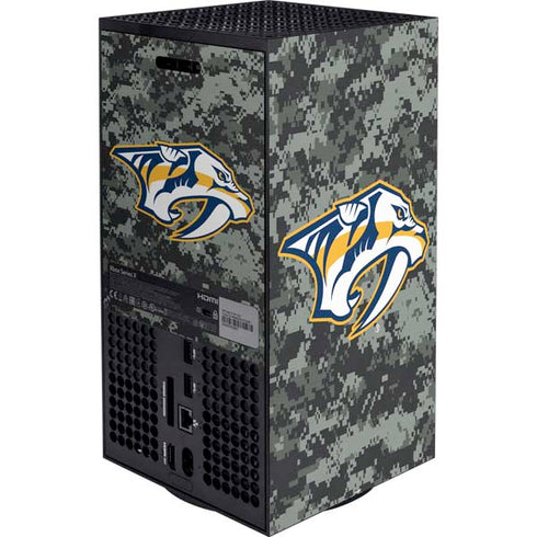NHL Nashville Predators Camo XBox Series X Digital Edition Bundle Skin