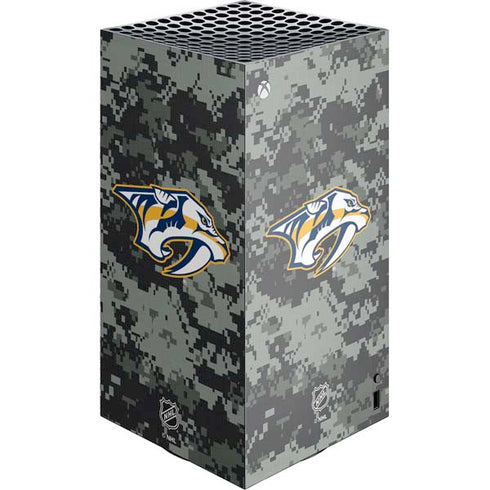 NHL Nashville Predators Camo XBox Series X Digital Edition Console Skin