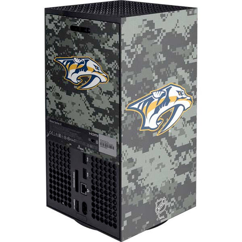 NHL Nashville Predators Camo XBox Series X Digital Edition Console Skin