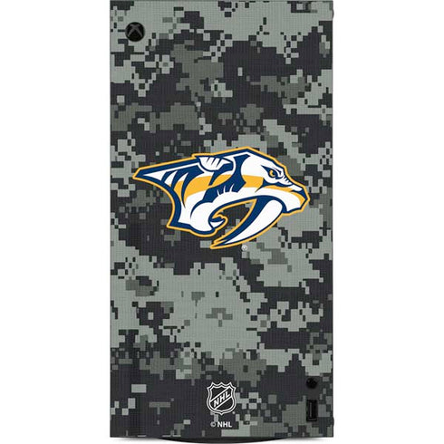 NHL Nashville Predators Camo XBox Series X Digital Edition Console Skin