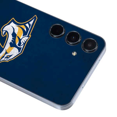 NHL Nashville Predators Distressed Galaxy A35 5G Skin