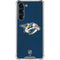 NHL Nashville Predators Distressed Galaxy S24 FE Clear Case