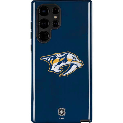 NHL Nashville Predators Distressed Galaxy S25 Ultra Impact Case