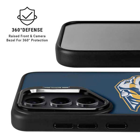 NHL Nashville Predators Distressed Galaxy S25 Ultra Kickstand Case