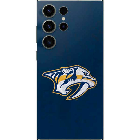 NHL Nashville Predators Distressed Galaxy S25 Ultra Skin