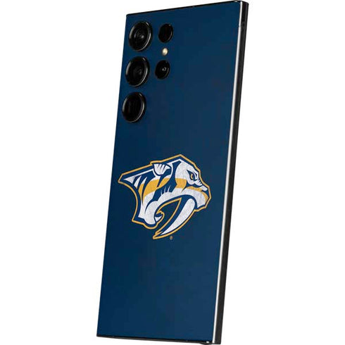 NHL Nashville Predators Distressed Galaxy S25 Ultra Skin