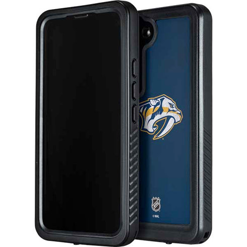 NHL Nashville Predators Distressed Galaxy S24 Waterproof Case