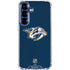 NHL Nashville Predators Distressed Galaxy S25 Clear Case