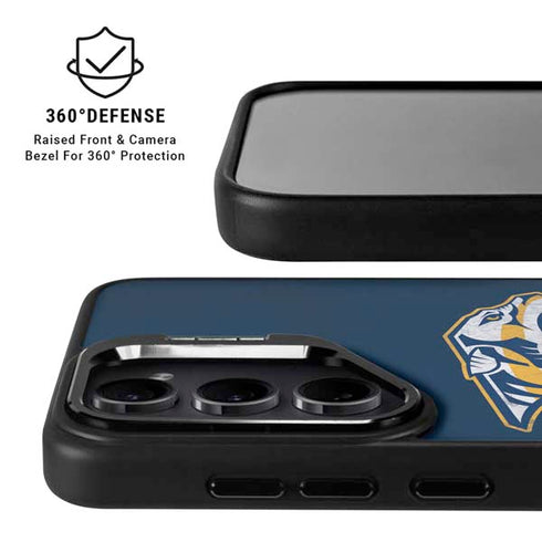 NHL Nashville Predators Distressed Galaxy S25 FE Kickstand Case