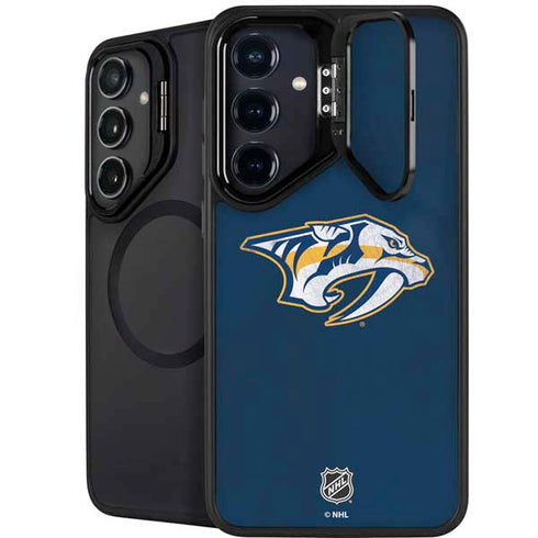 NHL Nashville Predators Distressed Galaxy S26 Kickstand Case