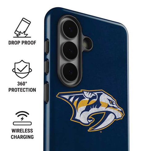 NHL Nashville Predators Distressed Galaxy S26 Plus Impact Case