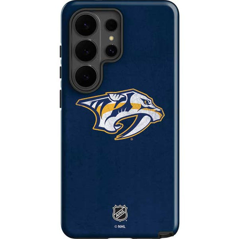 NHL Nashville Predators Distressed Galaxy S26 Ultra Impact Case