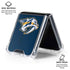 NHL Nashville Predators Distressed Galaxy Z Flip6 Clear Case