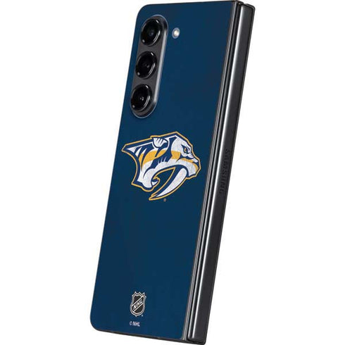 NHL Nashville Predators Distressed Galaxy Z Fold5 5G Skin