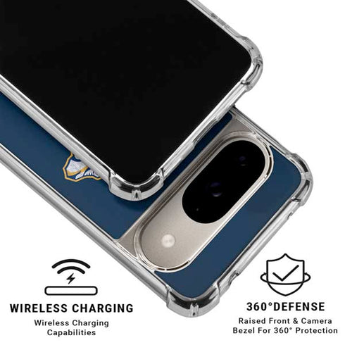 NHL Nashville Predators Distressed Google Pixel 10 Clear Case