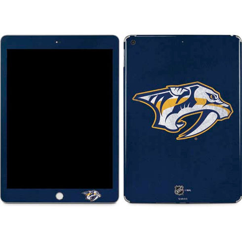 NHL Nashville Predators Distressed Apple iPad Skin