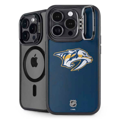 NHL Nashville Predators Distressed iPhone 13 Pro Max Kickstand Case