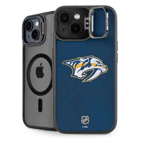 NHL Nashville Predators Distressed iPhone 14 Plus Kickstand Case