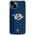 NHL Nashville Predators Distressed iPhone 15 Clear Case