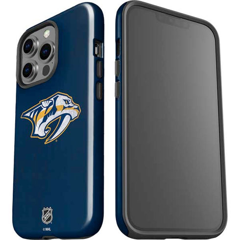 NHL Nashville Predators Distressed iPhone 15 Pro Impact Case