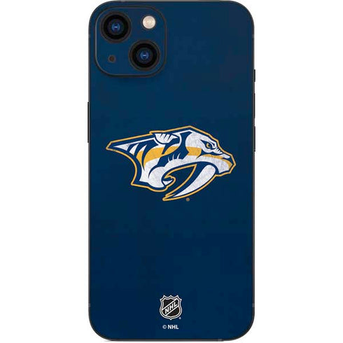 NHL Nashville Predators Distressed iPhone 15 Skin