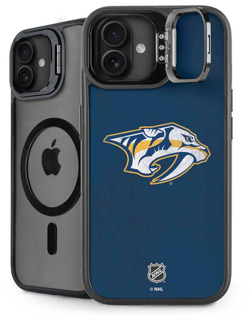 NHL Nashville Predators Distressed iPhone 16 Kickstand Case