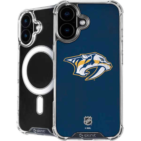 NHL Nashville Predators Distressed iPhone 16 MagSafe Case