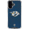 NHL Nashville Predators Distressed iPhone 16 Plus Clear Case
