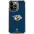 NHL Nashville Predators Distressed iPhone 16 Pro Clear Case