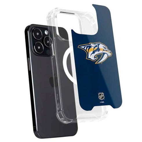 NHL Nashville Predators Distressed iPhone 16 Pro MagSafe Case