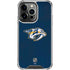 NHL Nashville Predators Distressed iPhone 16 Pro Max Clear Case