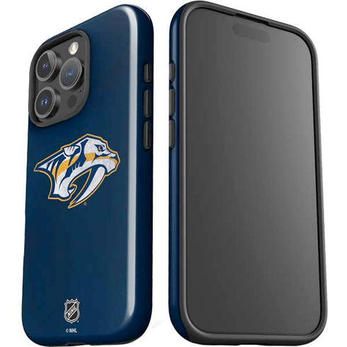 NHL Nashville Predators Distressed iPhone 16 Pro Max Impact Case