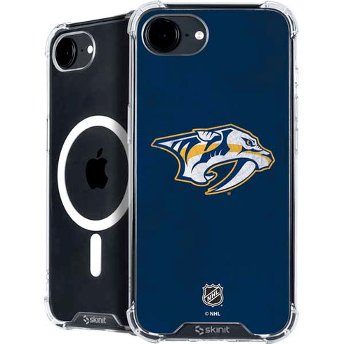 NHL Nashville Predators Distressed iPhone 16e MagSafe Case