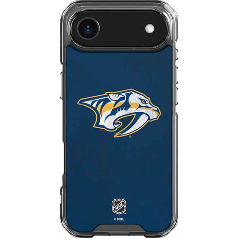 NHL Nashville Predators Distressed iPhone 17 Air Clear Case