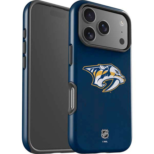 NHL Nashville Predators Distressed iPhone 17 Pro Max Impact Case